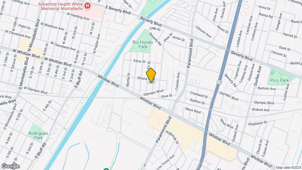 4821 Oak St Map and Location Details