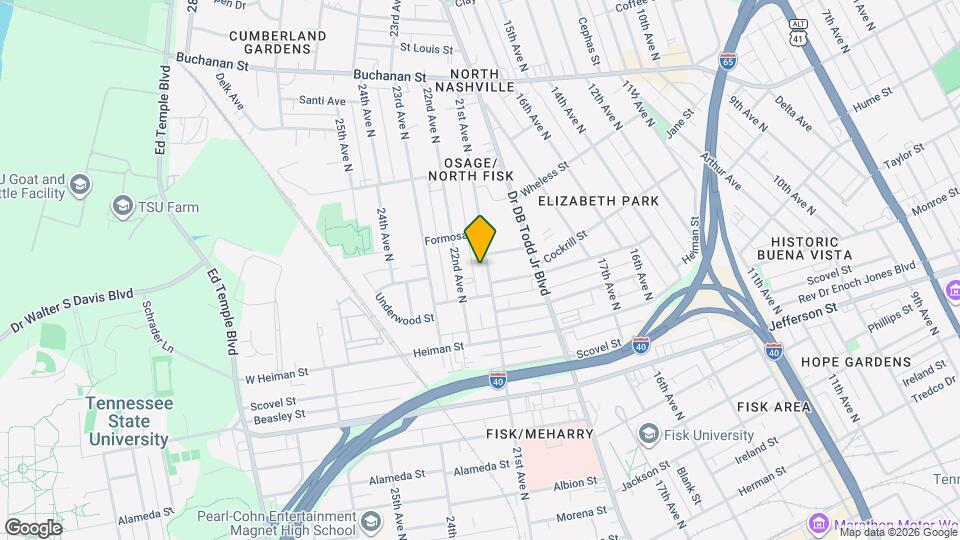 1515 21st Ave N Map and Location Details