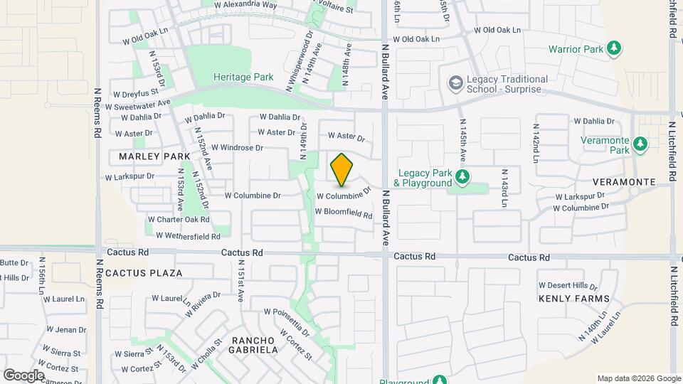 14838 W Columbine Dr Map and Location Details