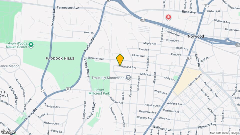 1721 Cleveland Ave Mapa y Detalles de la Ubicación