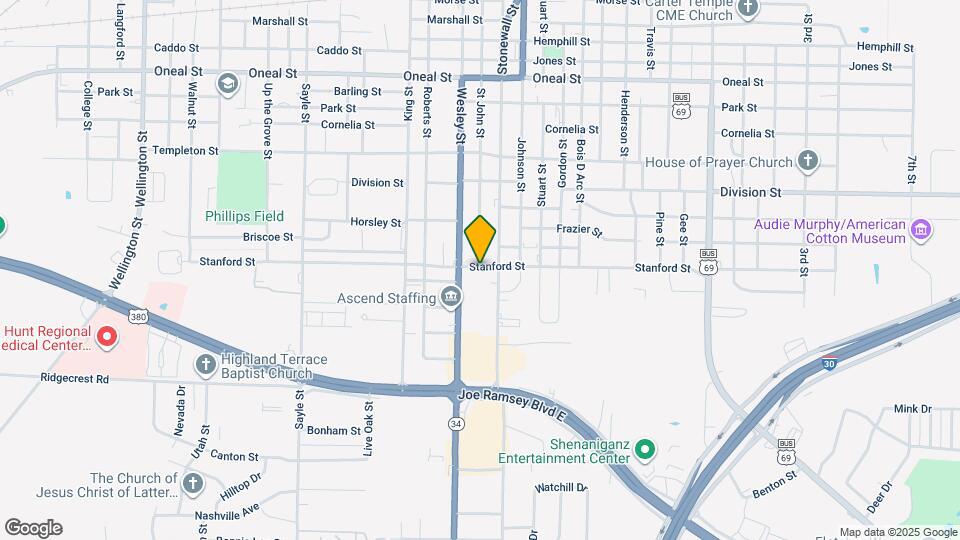 2615 Stanford St Map and Location Details