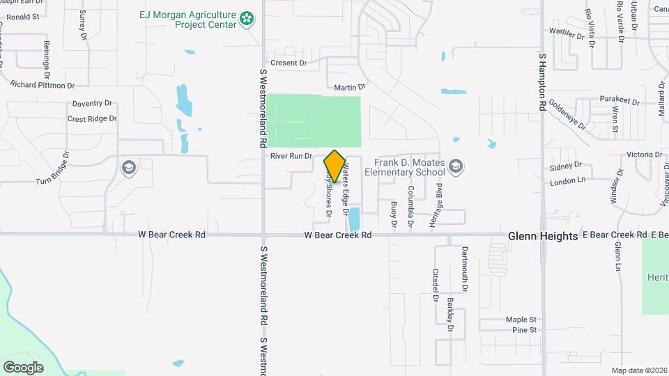 1516 Shady Shores Dr Map and Location Details