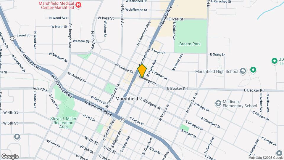 410 N Maple Ave Mapa y Detalles de la Ubicación