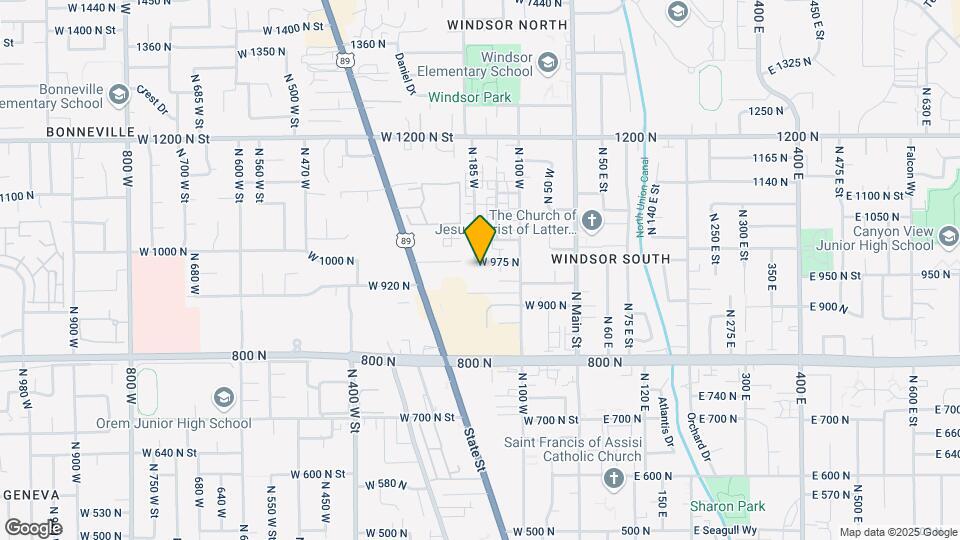 183 W 975 N Map and Location Details