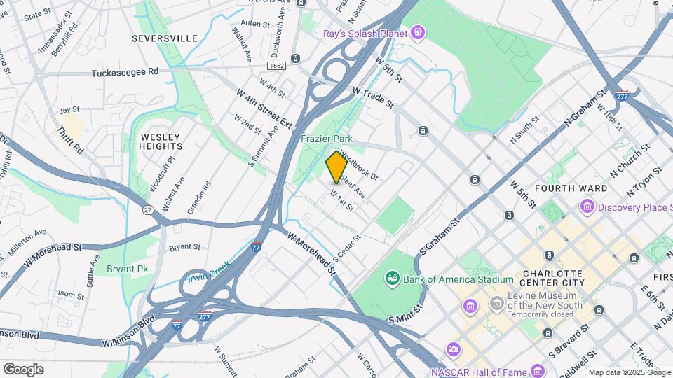 1140 W 1st St Map and Location Details