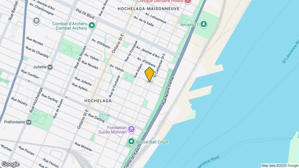 3779 E Sainte-Catherine E Map and Location Details