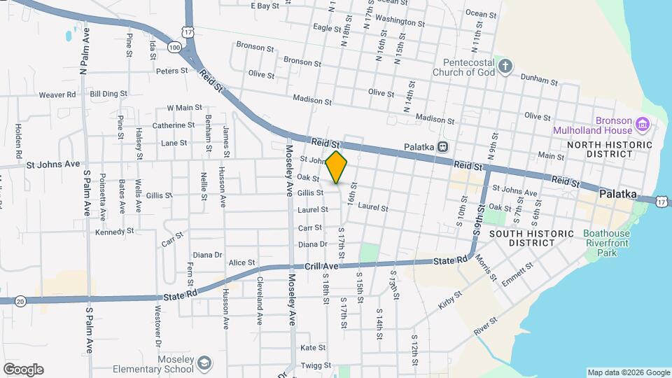 1704 Gillis St Map and Location Details