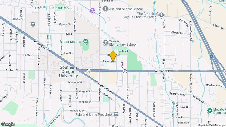1704 Parker St Map and Location Details