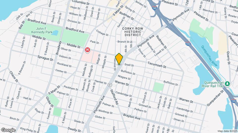 863 Plymouth Ave Map and Location Details