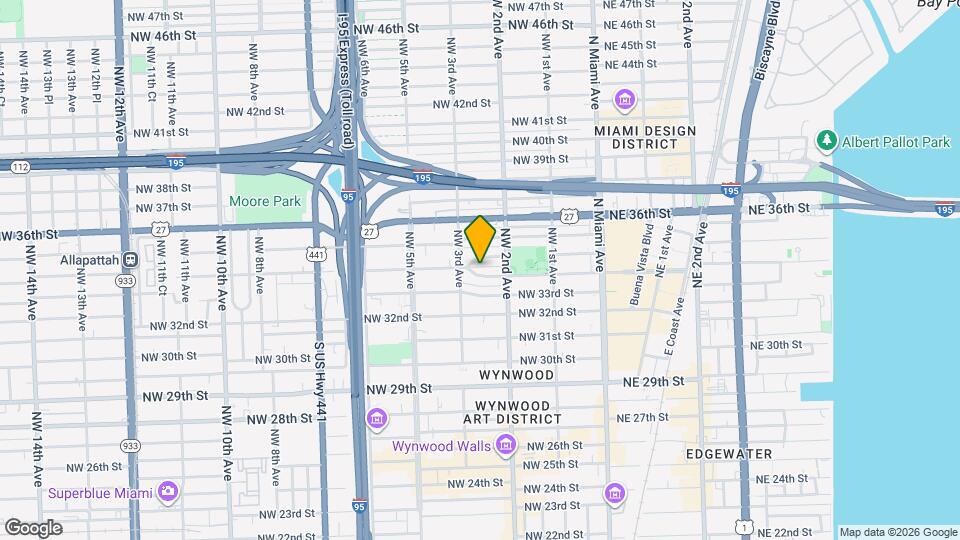 261 NW 34th St Map and Location Details