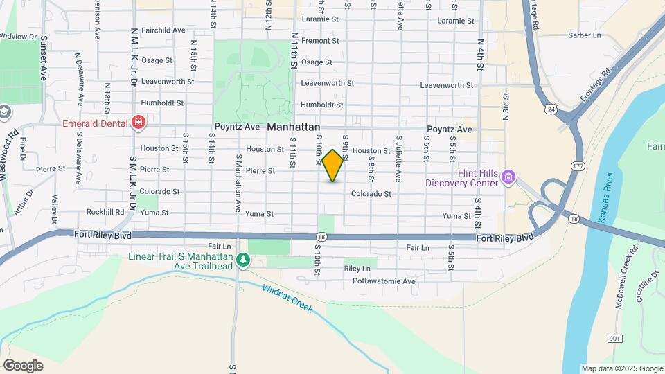 914 Colorado St Map and Location Details