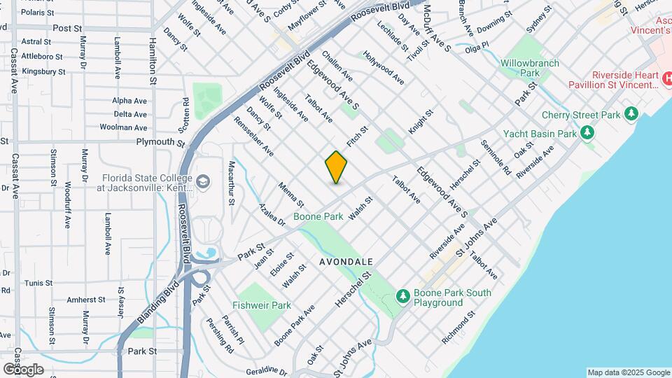 1439 Dancy St Map and Location Details