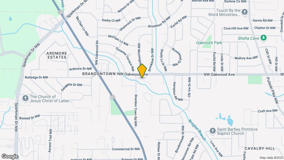1709 NW Morningside Dr Map and Location Details