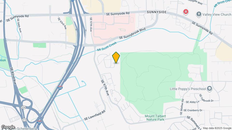 10232 SE Talbert St Mapa y Detalles de la Ubicación
