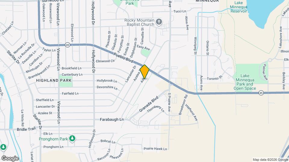 2870 Aster St Map and Location Details