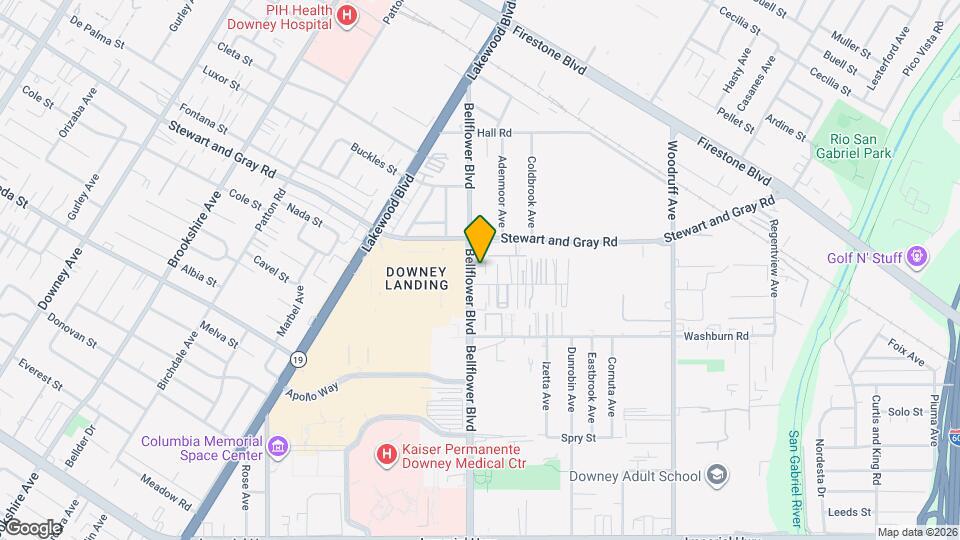 11934 Bellflower Blvd Map and Location Details