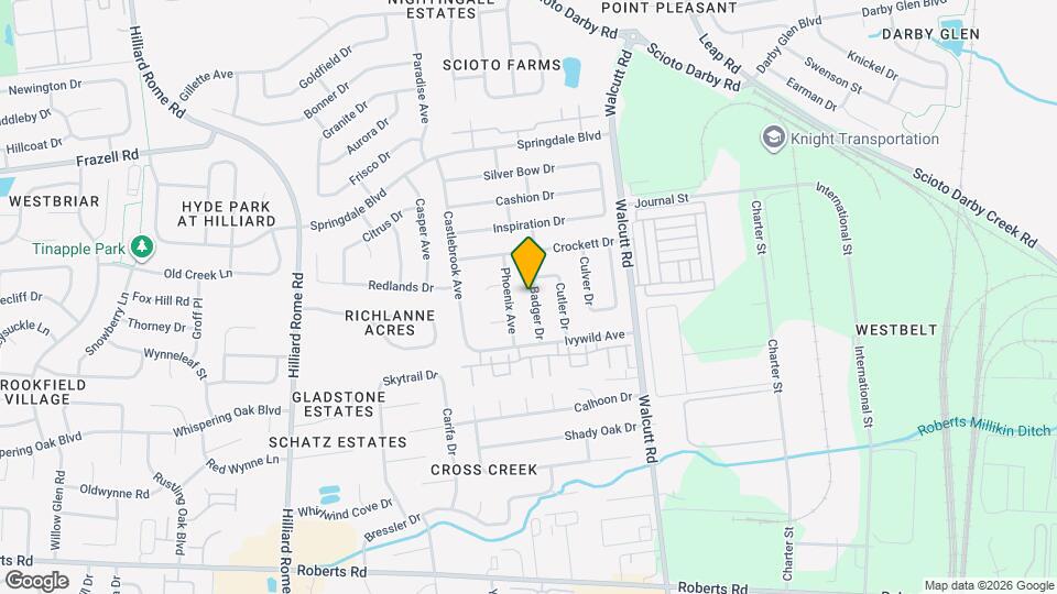 2941 Badger Dr Map and Location Details