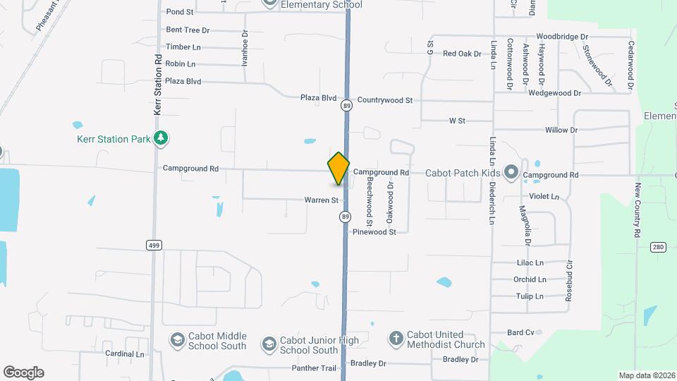 1308 AR-89 Map and Location Details