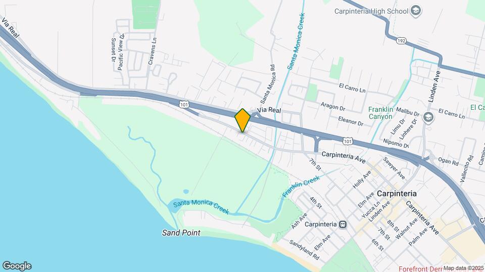 4297 Carpinteria Ave Map and Location Details
