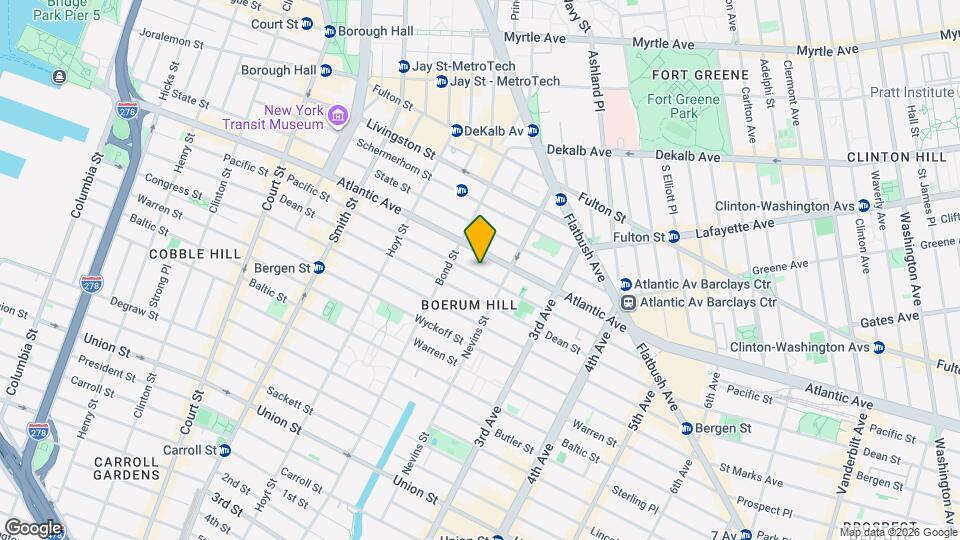 423 Pacific St Map and Location Details