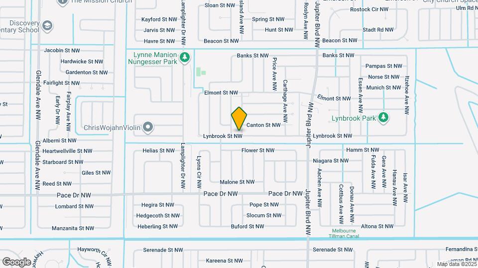 1095 Lynbrook St NW Map and Location Details