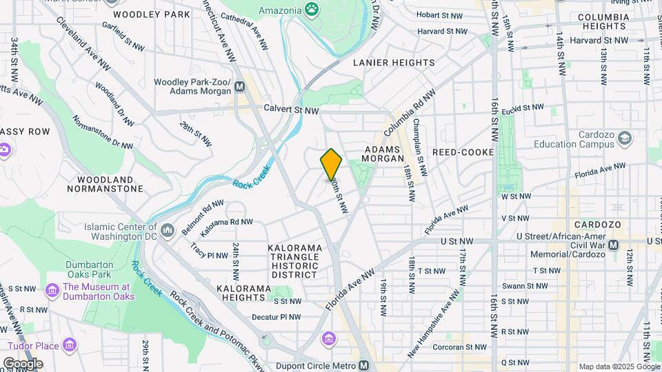 2316 20th St NW, Unit 1 Map and Location Details