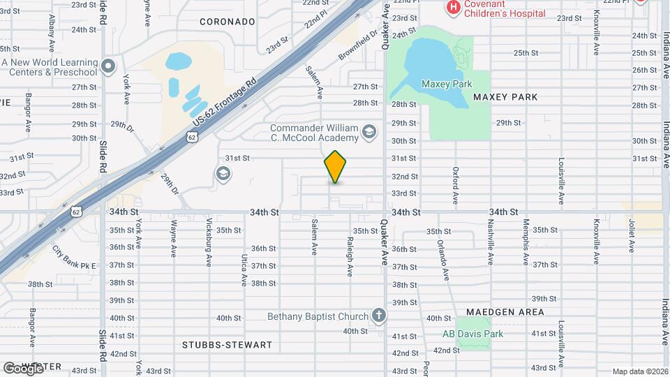 4428 33rd St Map and Location Details