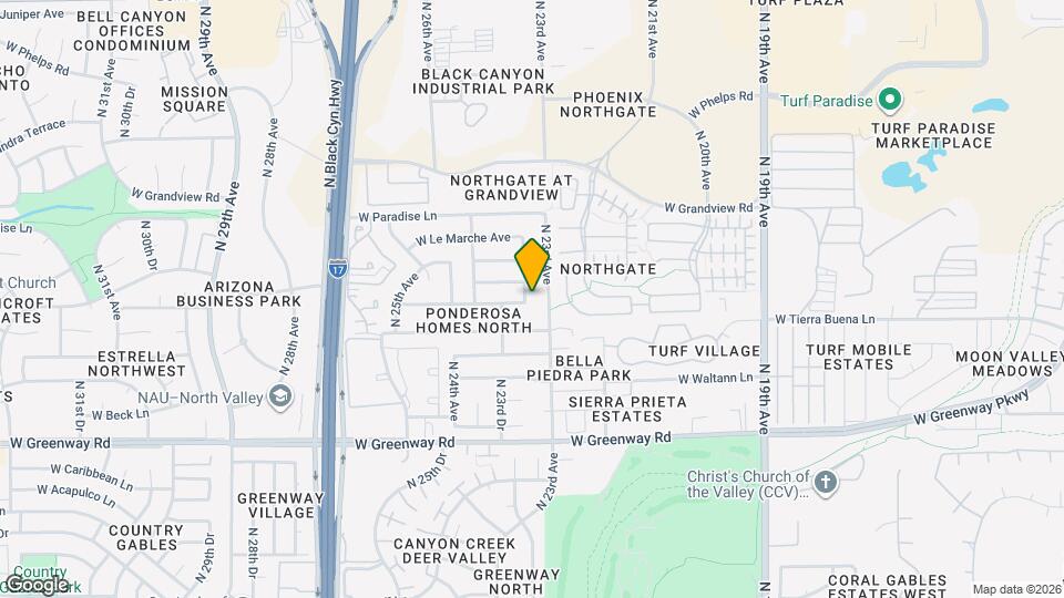 15821 N 23rd Dr Map and Location Details