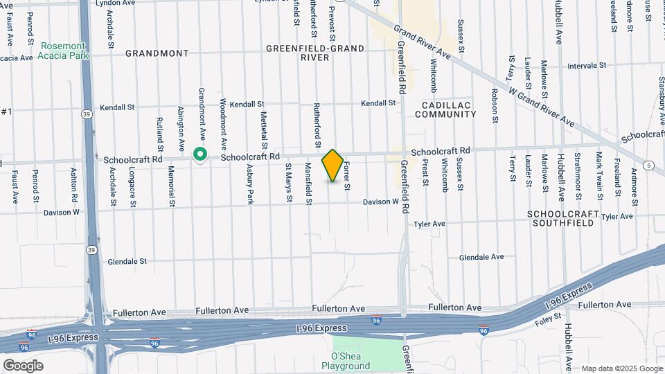 13550 Rutherford St Mapa y Detalles de la Ubicación