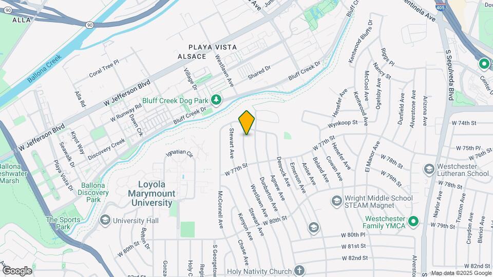 7432 Westlawn Ave Map and Location Details