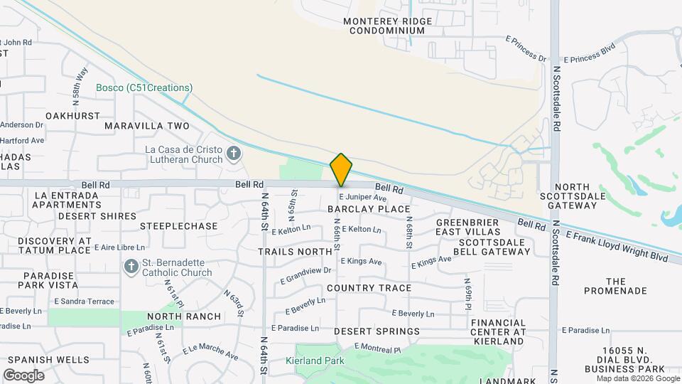 6602 E Juniper Ave Map and Location Details