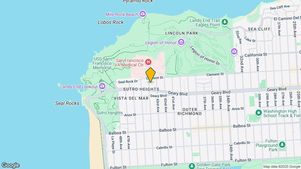430 44th Ave Mapa y Detalles de la Ubicación
