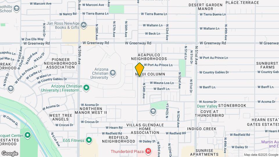 14851 N 55th Ave Map and Location Details