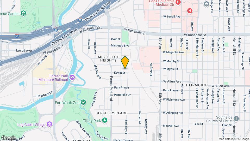 2122 Edwin St Map and Location Details