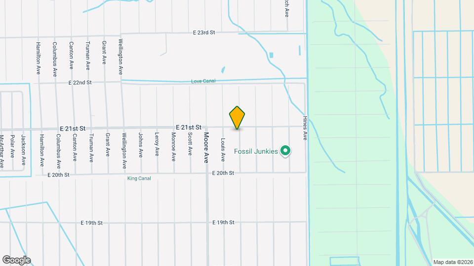 2021 Wells Ave Map and Location Details