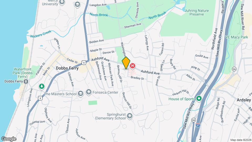 18 S Washington Ave Map and Location Details