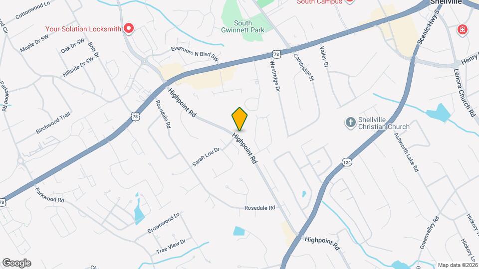 2326 Highpoint Rd Map and Location Details