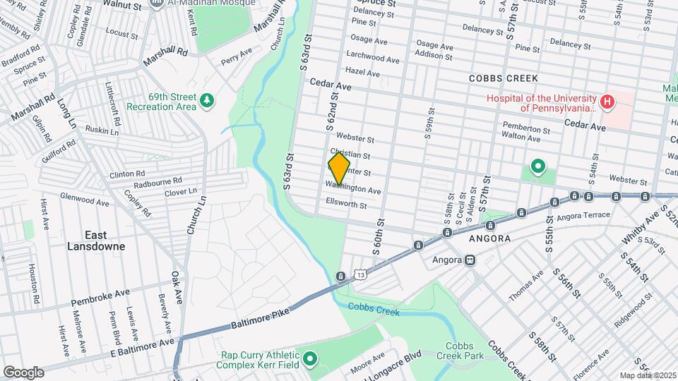 6118 Washington Ave Map and Location Details