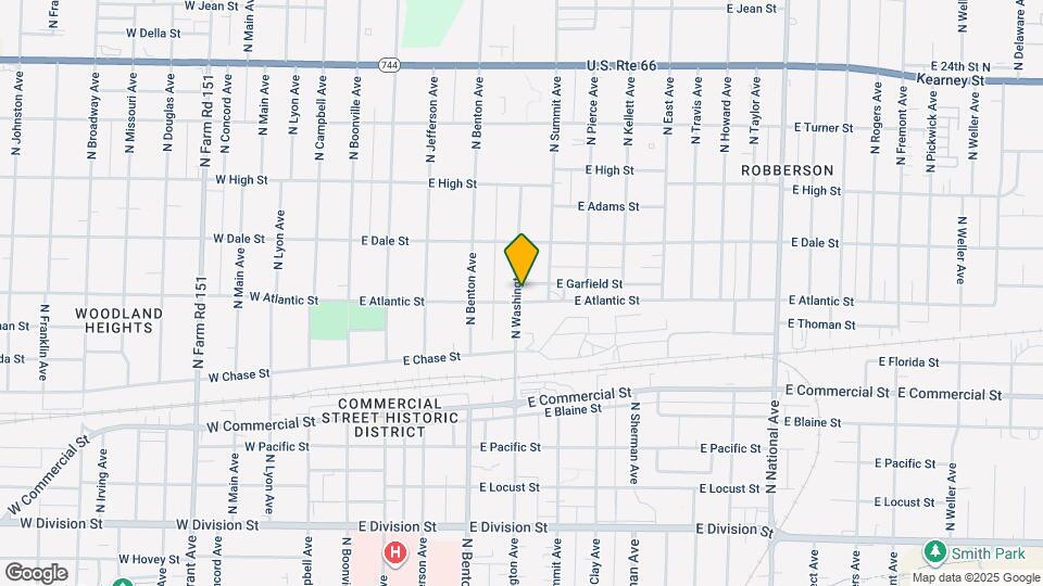 672 E Garfield St Map and Location Details