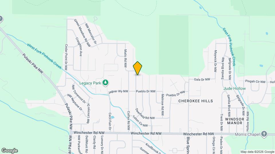 3314 Deerfield Rd NW Map and Location Details