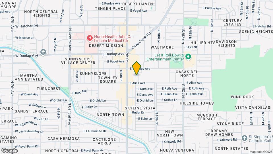 8824 N 8th St Map and Location Details