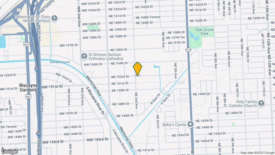 15195 NE 2nd Ave Map and Location Details