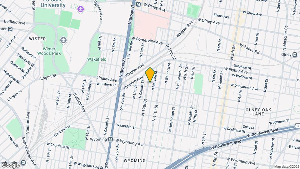5101-5107 N 12th St Mapa y Detalles de la Ubicación