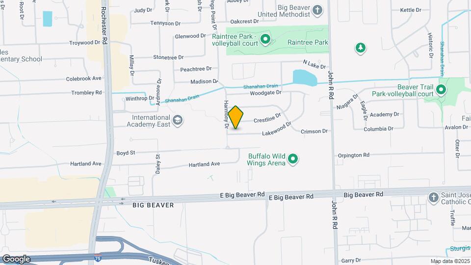 1553 Lakewood Dr Map and Location Details