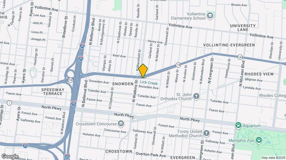 1423 Lyndale Ave Map and Location Details