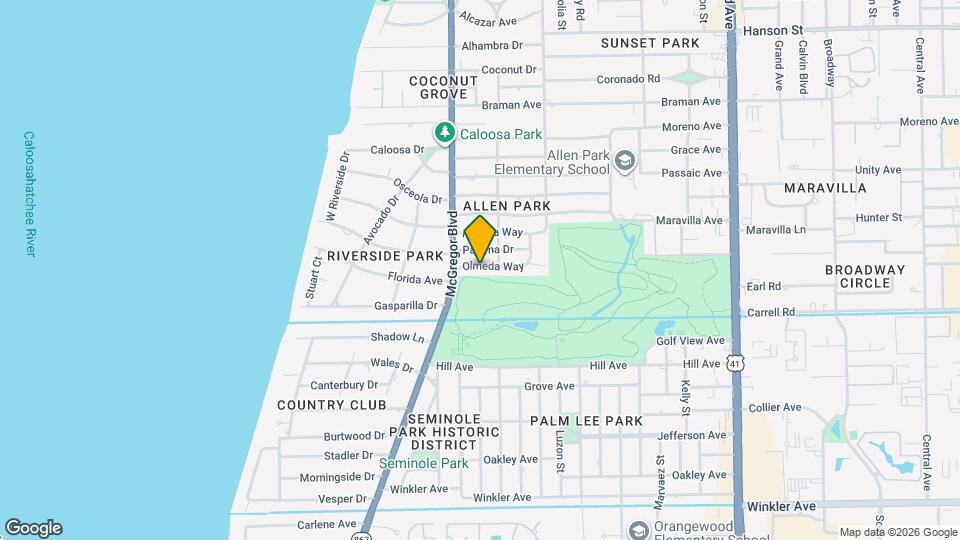 1442 Olmeda Way Map and Location Details