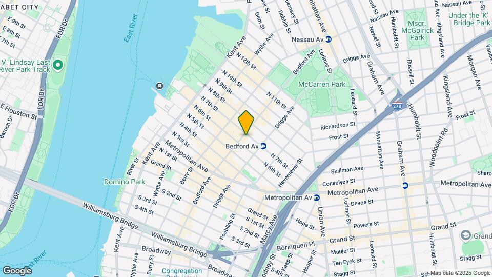189 Bedford Ave Map and Location Details