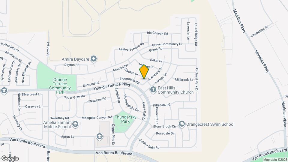 8577 Rosemary Dr Map and Location Details