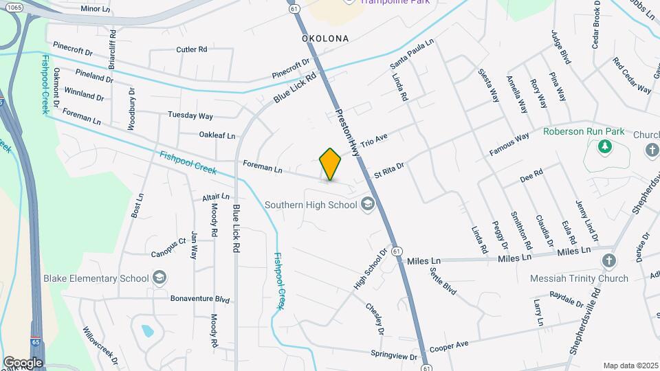 4206 Foreman Ln Map and Location Details