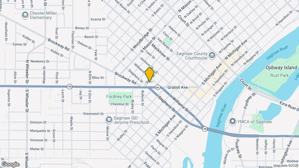814 S Porter St Map and Location Details